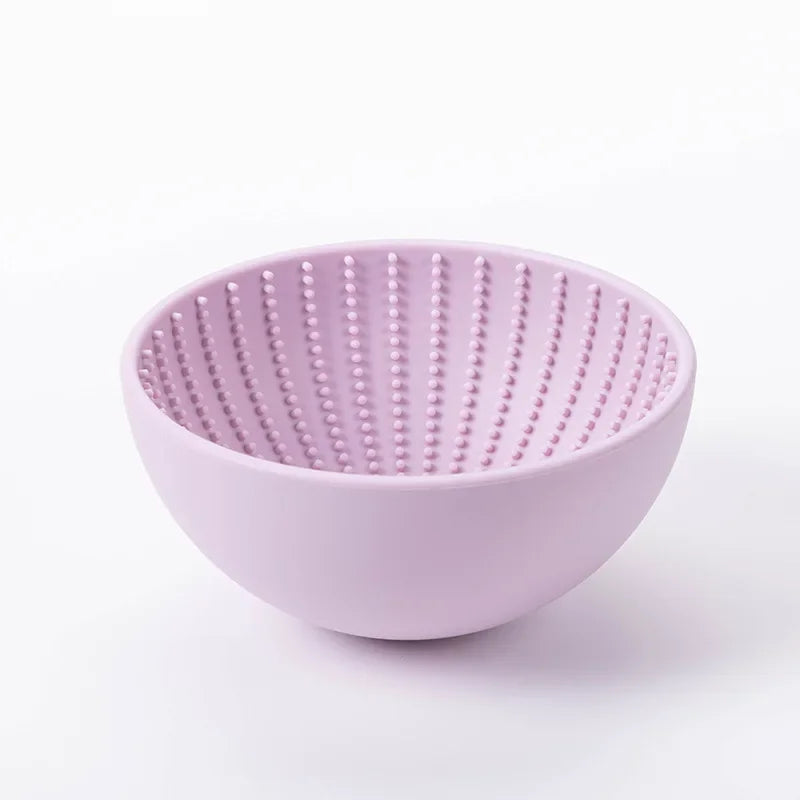 Pet supplies Stubborn slow food bowl licking pad silicone bowl with suction cups anti tipping and anti slip dog and cat bowl