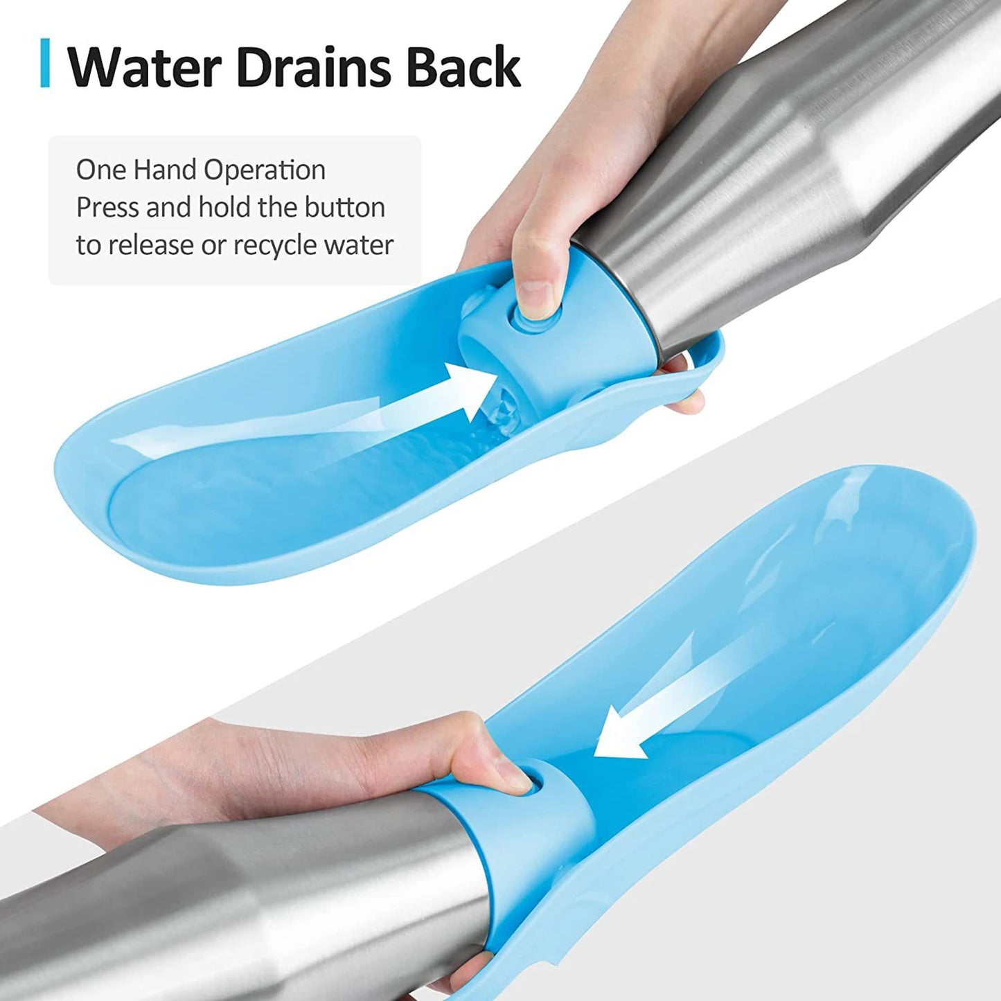 Foldable Dog Water Bottle Dispenser