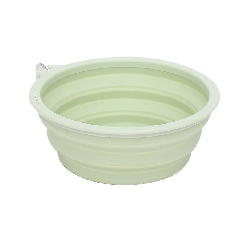 Macaron Color Portable Collapsible  Dog Bowl